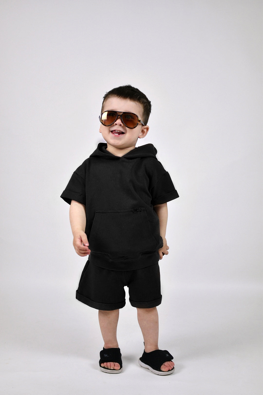 Kids Hoodie and Shorts Set