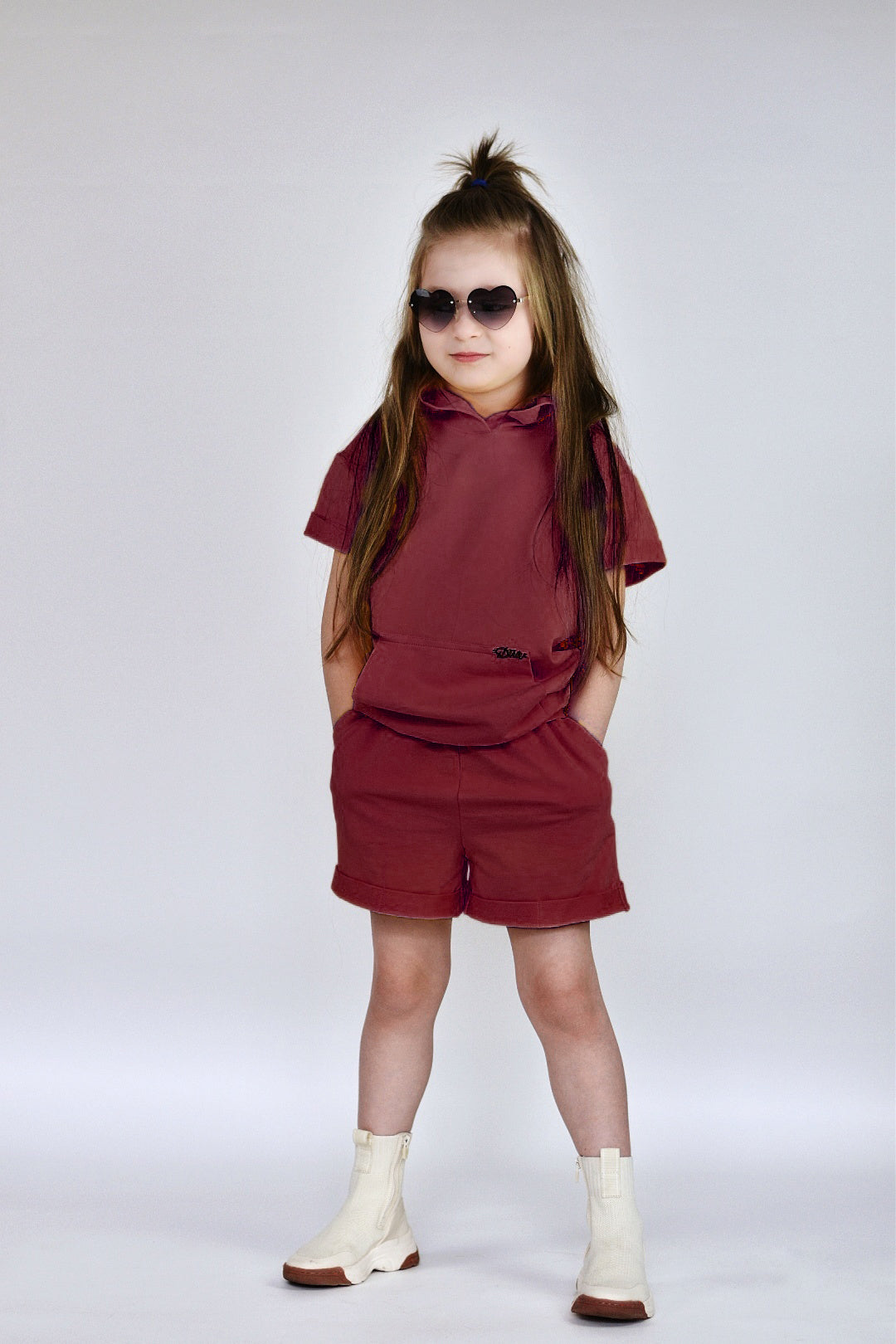 Kids Hoodie and Shorts Set