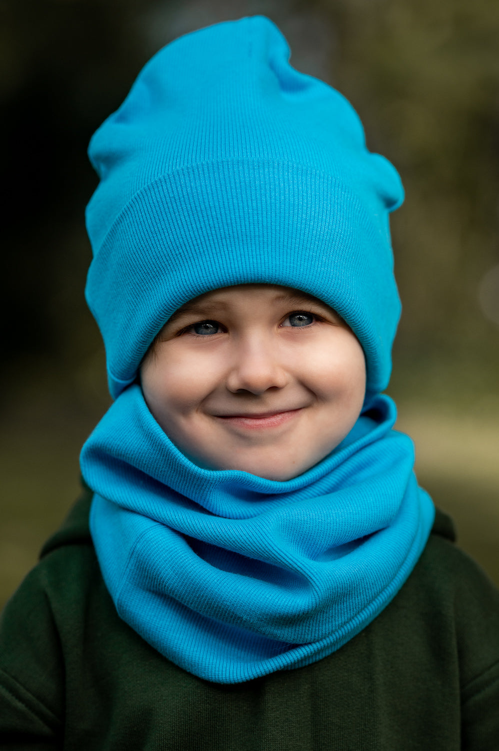 Handmade SPRING Cotton Hat with Scarf