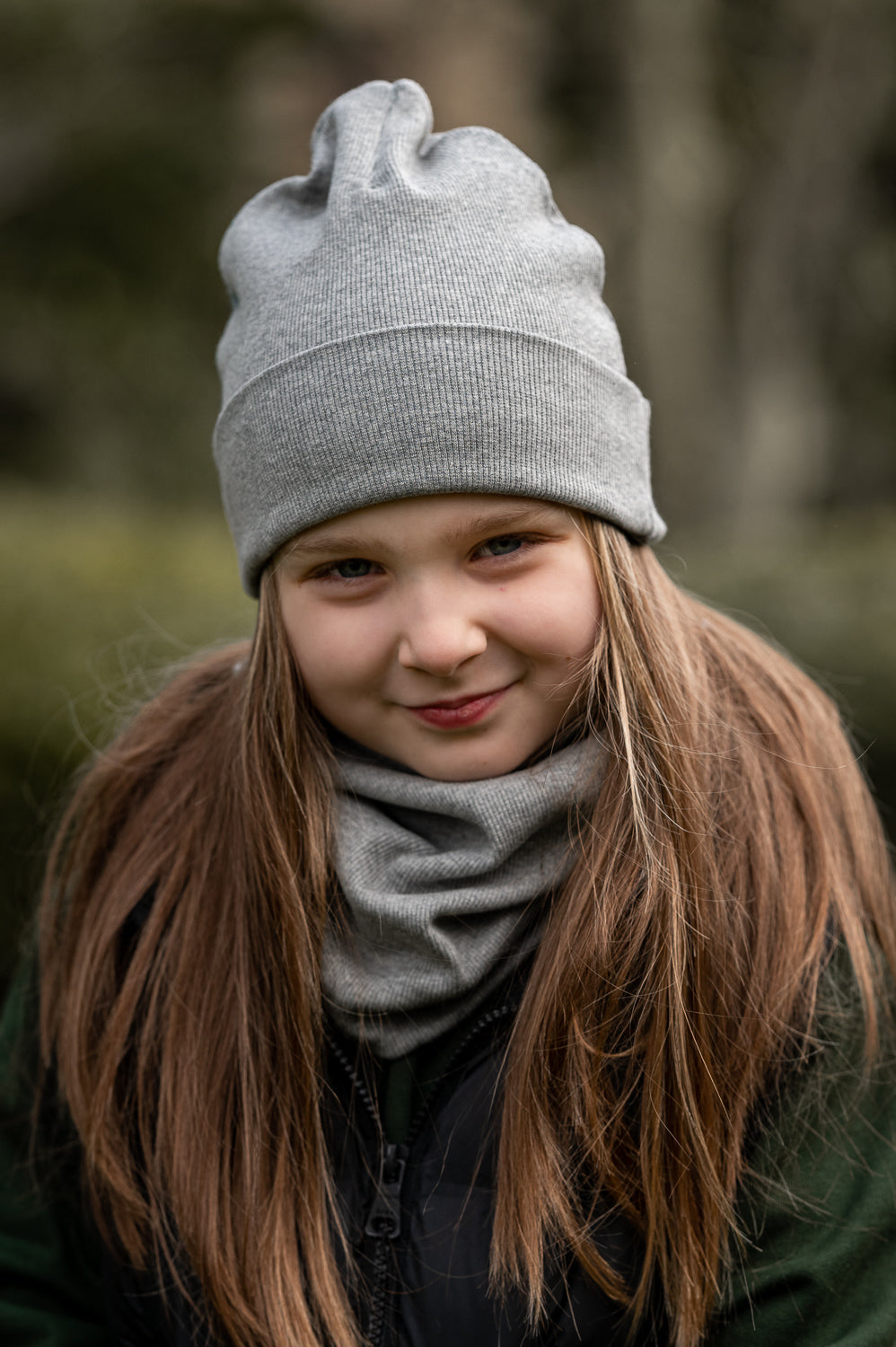 Handmade SPRING Cotton Hat with Scarf