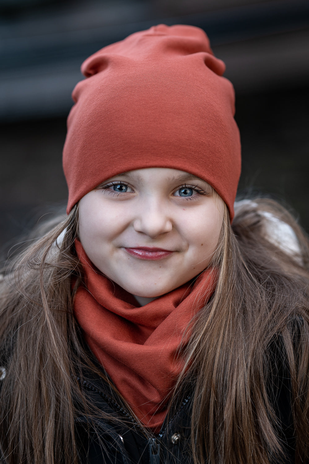 Handmade Spring Hat and Snood Set