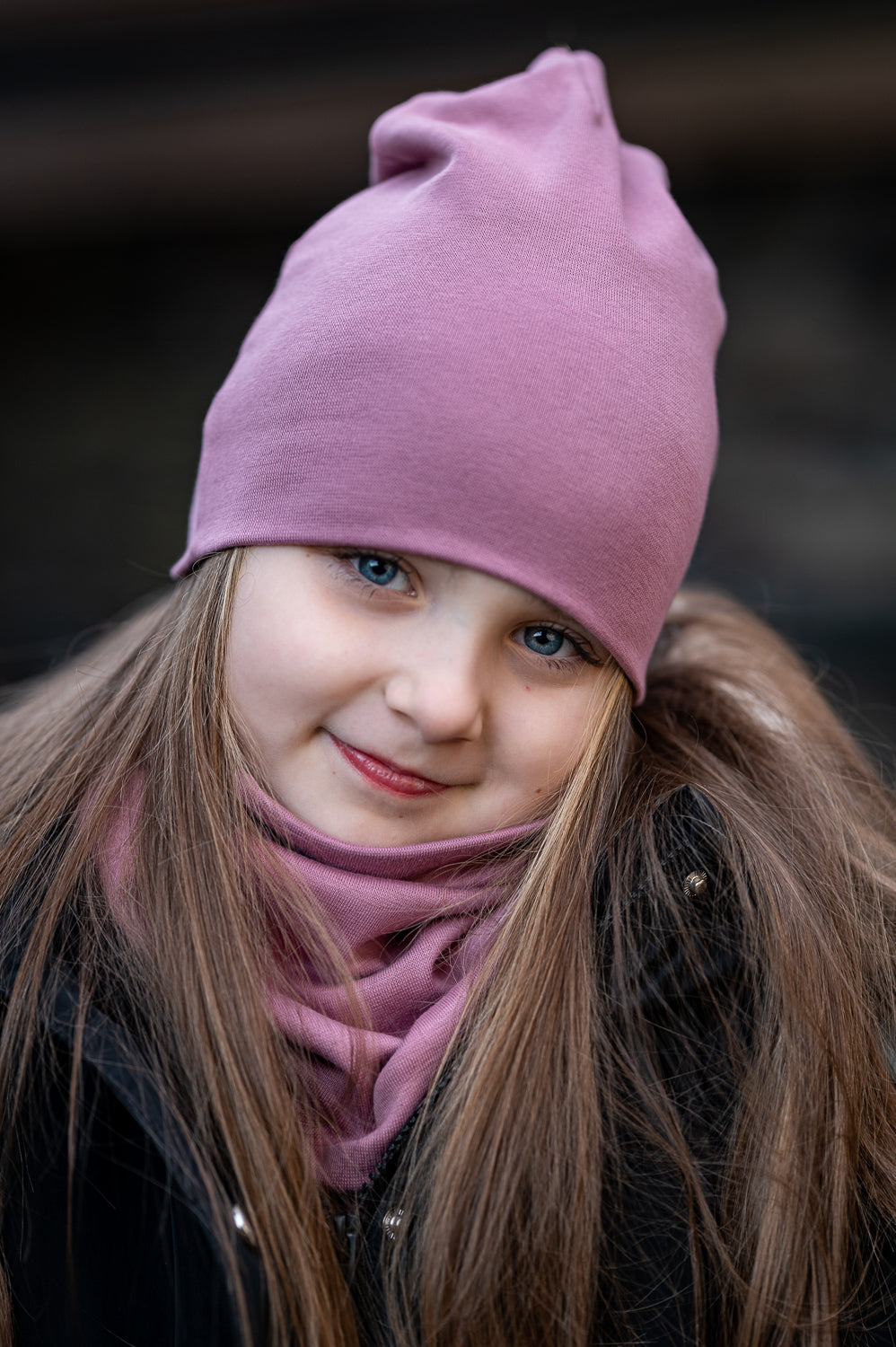 Handmade Spring Hat and Snood Set