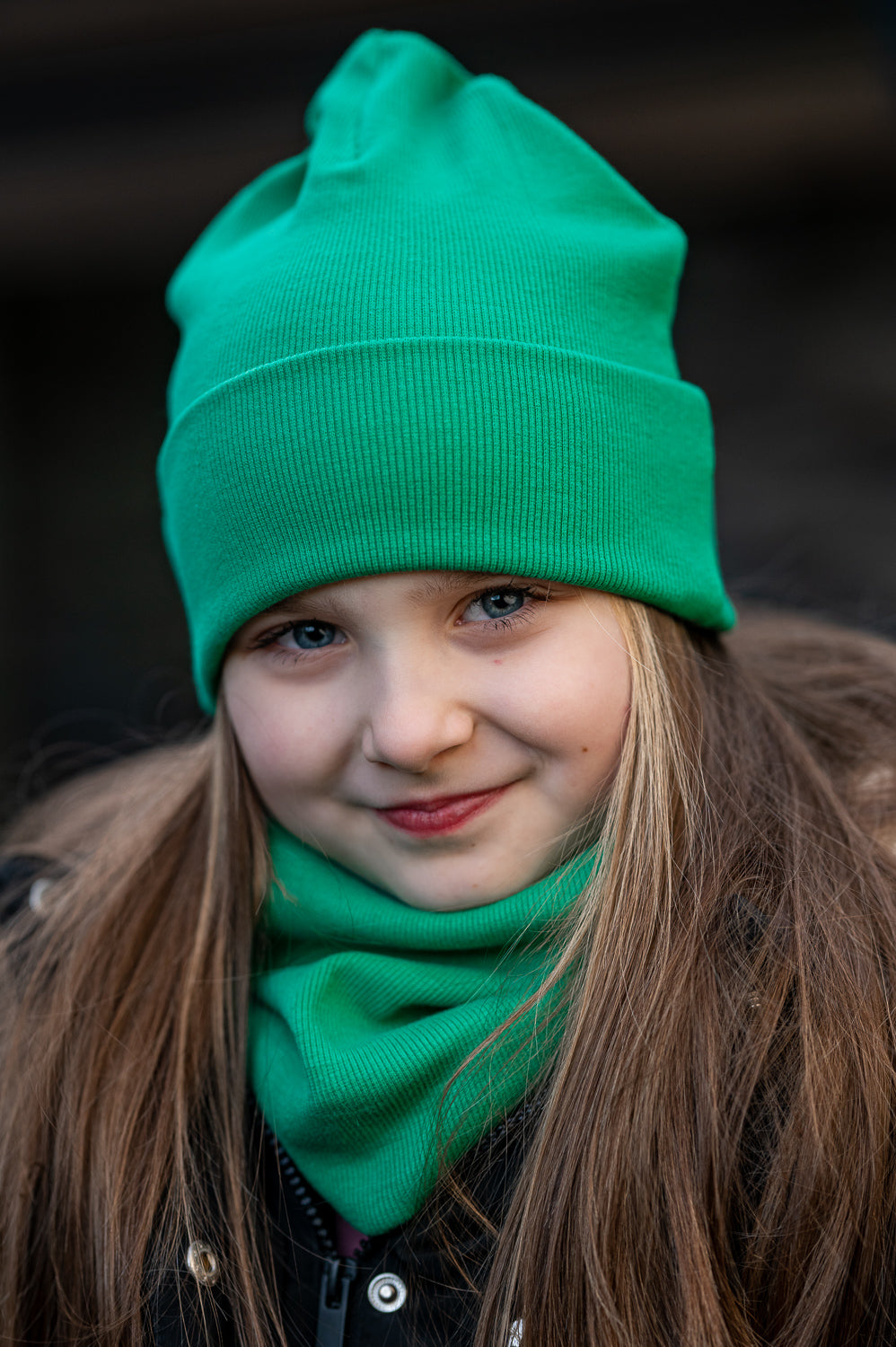 Handmade SPRING Cotton Hat with Scarf