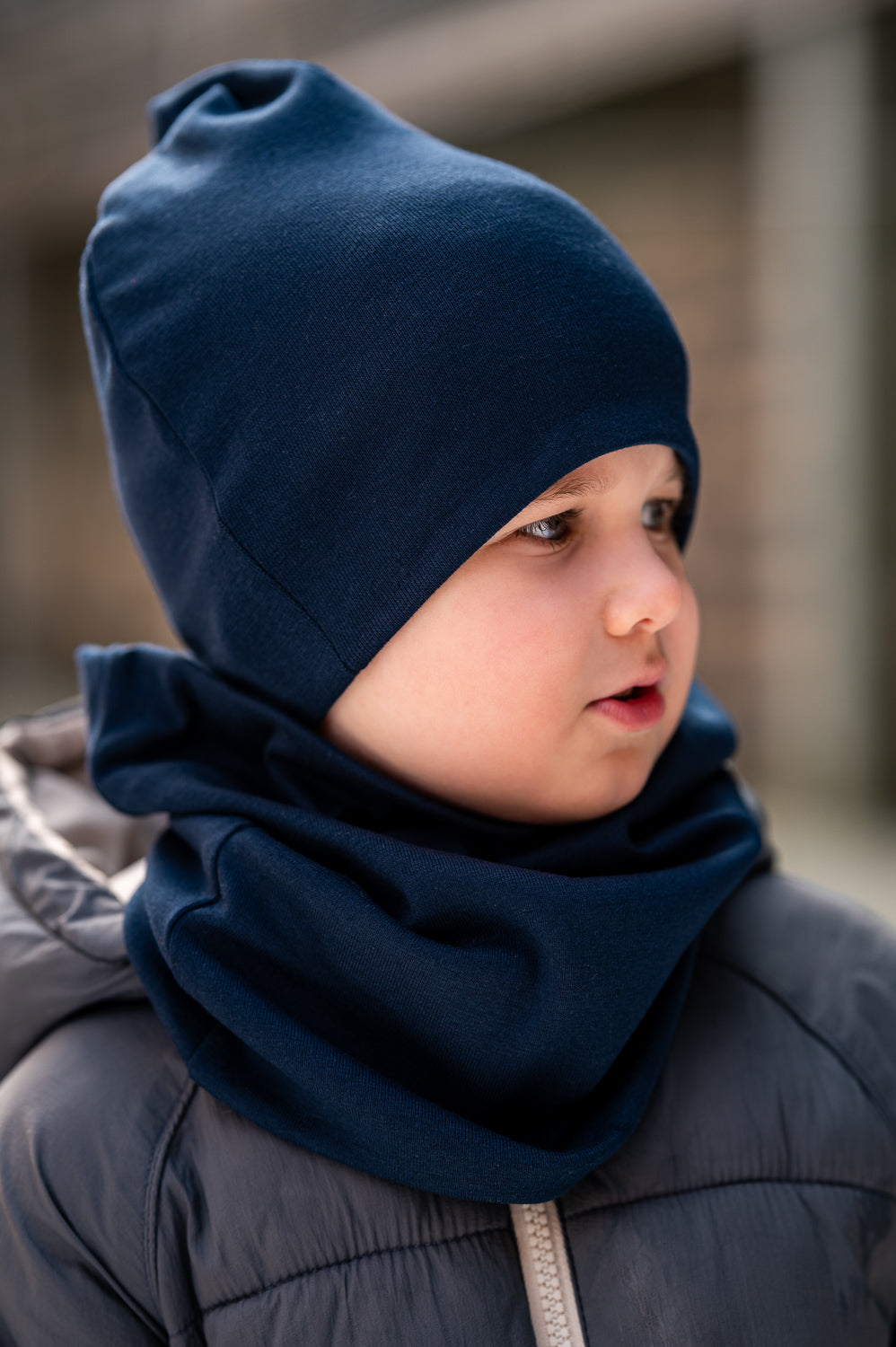 Handmade Spring Hat and Snood Set