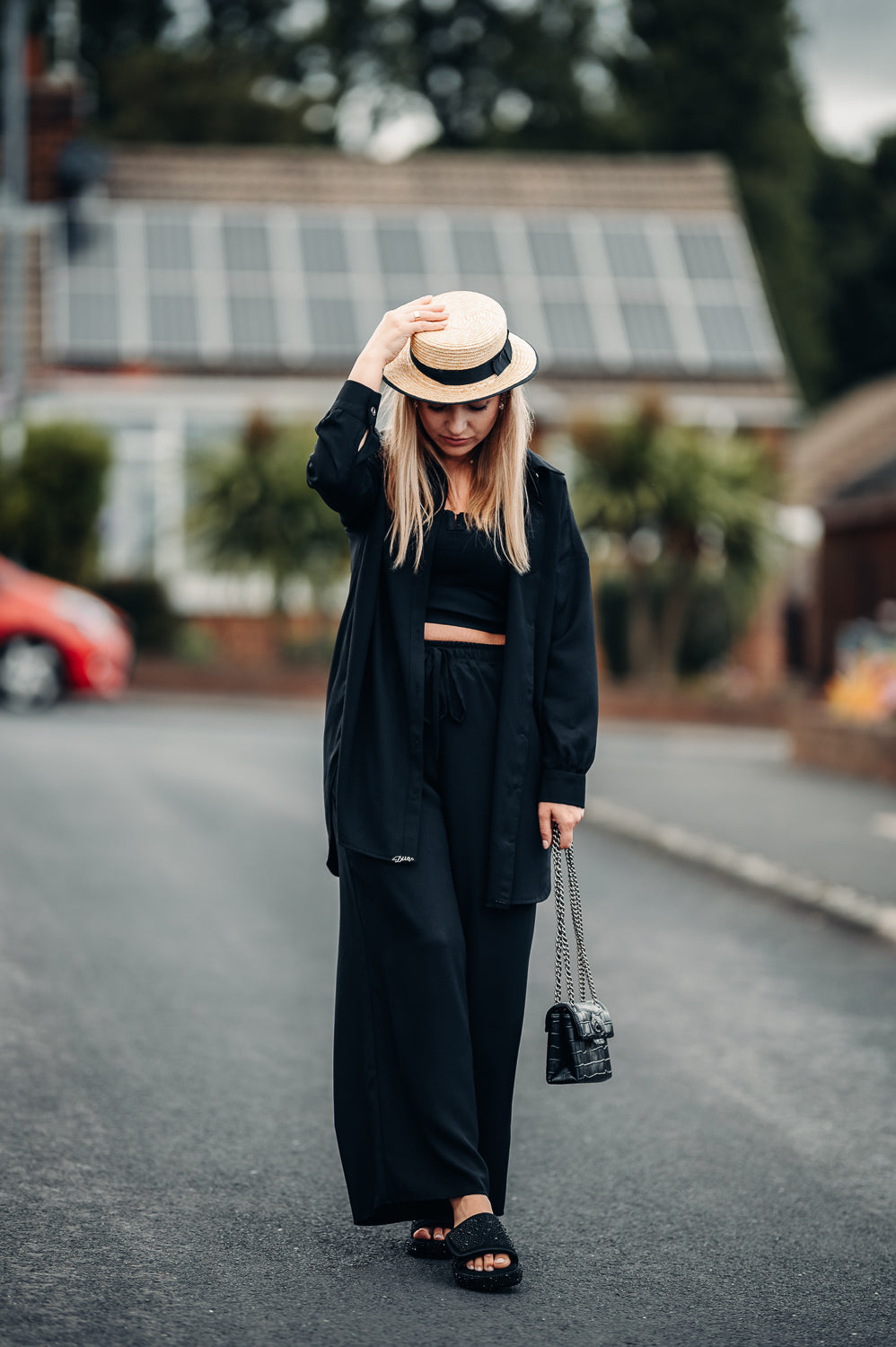 Handmade Women's Trousers and oversized Shirt